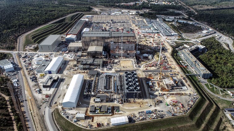 Sitio del reactor de fusión ITER