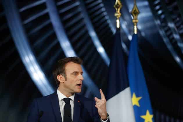 Emmanuel Macron habla en Belfort, elige