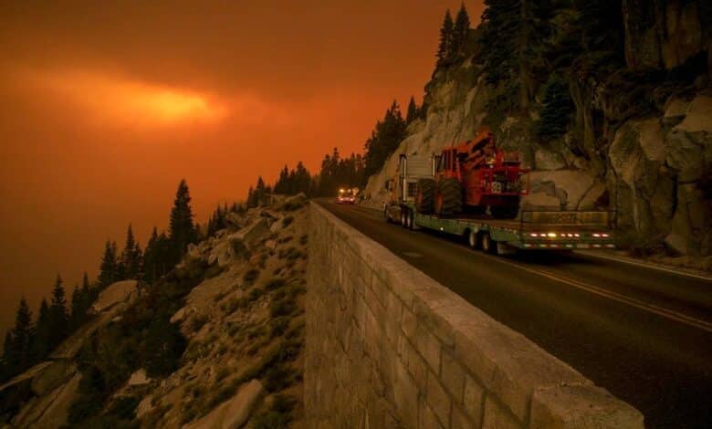Cómo el cambio climático ayudó a que los incendios atravesaran Sierra Nevada por primera vez