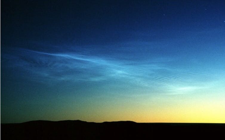 Nubes sobre la estación Davis