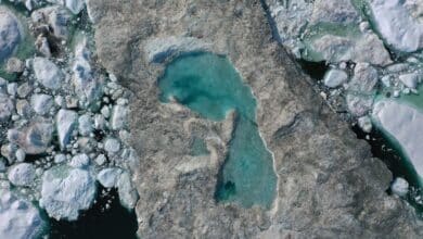 Las altas temperaturas desencadenan un gran derretimiento del hielo de Groenlandia, otra vez