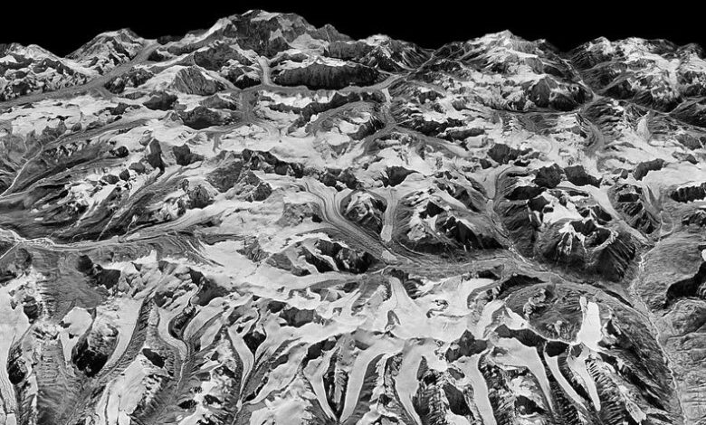 Satélites espía de la Guerra Fría revelan un importante derretimiento del glaciar del Himalaya